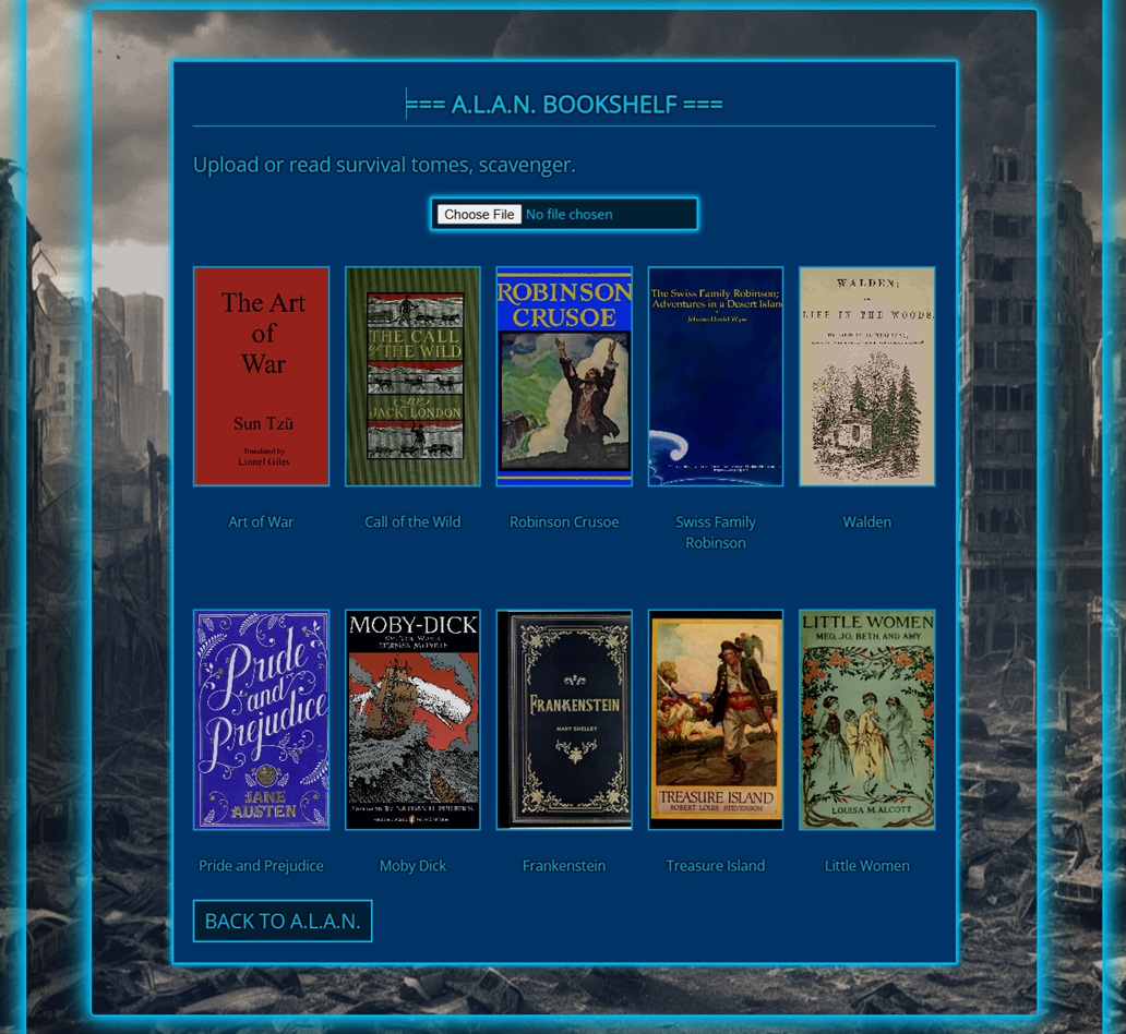 A.L.A.N. Epub Reader