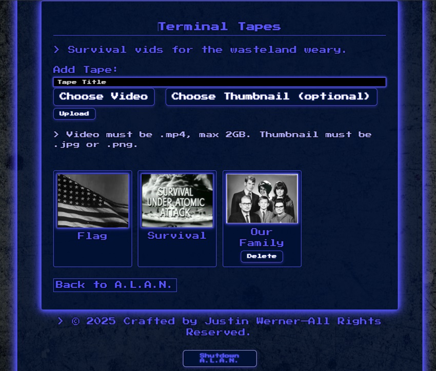 A.L.A.N. Video Player